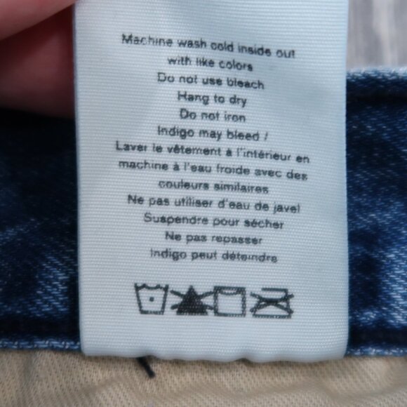 Rag & Bone Womens Cate Mid Rise Shorts Jean Denim Distressed Bottoms 27 - Picture 15 of 17